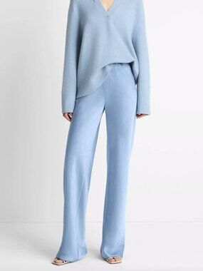 High-Rise Fluid Satin Bias Pant Pacific M